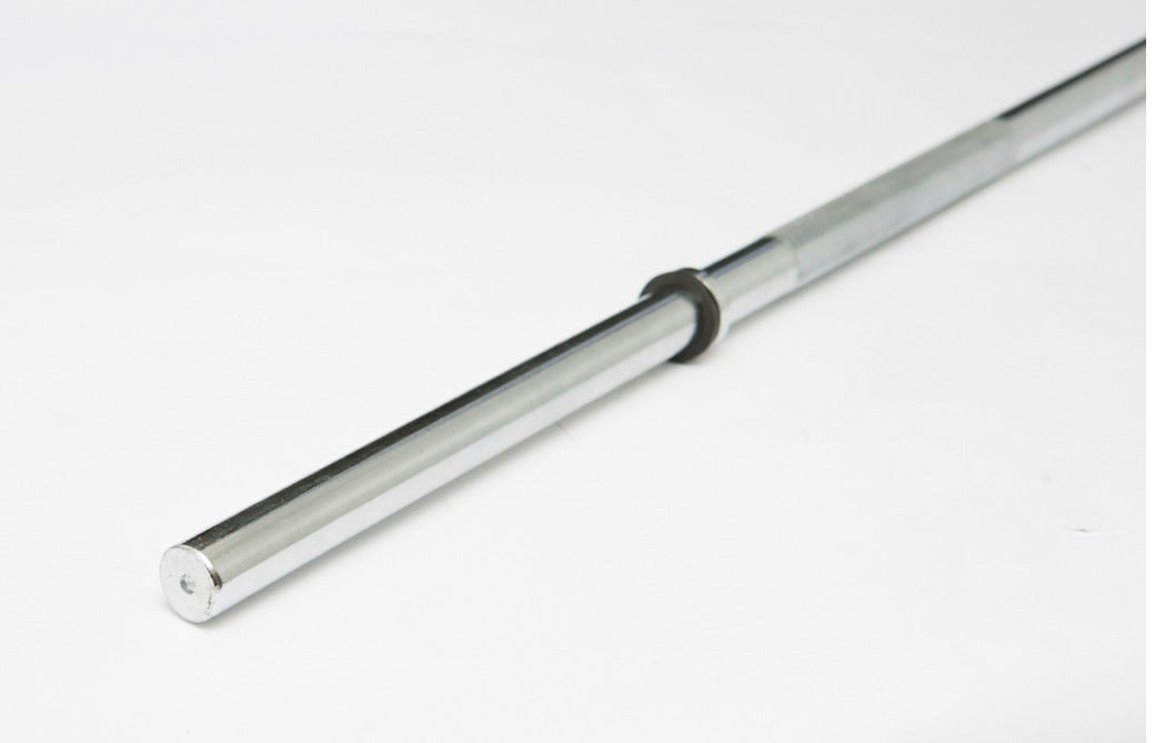 Chrome Deluxe Weight Bar w/ Fixed Inner Collars